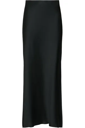 Brunello Cucinelli Cady Side Slit Long Skirt