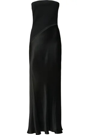 GABRIELA HEARST Chiki Strapless Silk Satin Long Dress