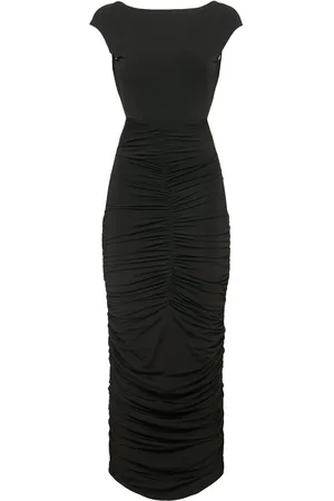 MAGDA BUTRYM Open Back Jersey Long Dress