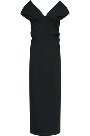 Khaite Ima Wool Blend Midi Dress