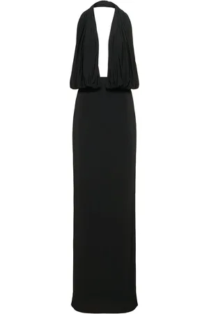 MAGDA BUTRYM Halter Neck Jersey Long Dress