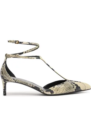 Khaite 45mm Mia Python Print Pumps