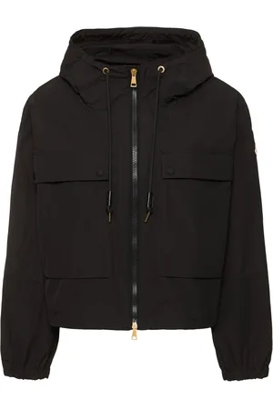 Moncler Sauvan Hooded Cotton Blend Jacket