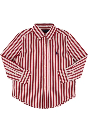 Ralph Lauren Logo Embroidered Cotton Poplin Shirt