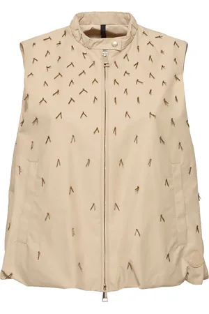 Moncler Gruilly Beaded Cotton Blend Vest