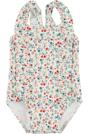 Petit Bateau Printed Lycra One Piece Swimsuit