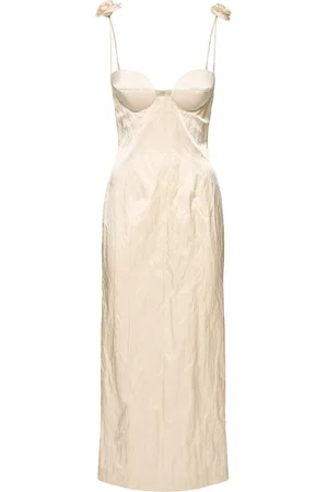 MAGDA BUTRYM Cotton Blend Midi Dress