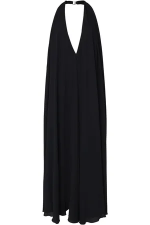Jacquemus La Robe Norma Low Cut Back Long Dress