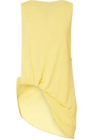 Jacquemus Le Haut Peplo Draped Satin Top