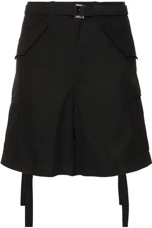 SACAI Cotton Twill Shorts