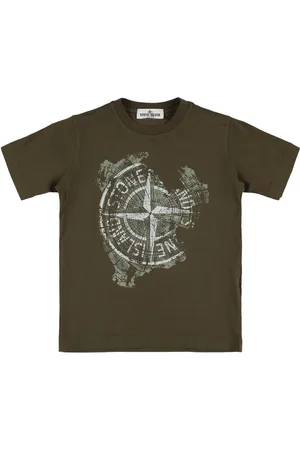 Stone Island Printed Cotton Jersey T-shirt