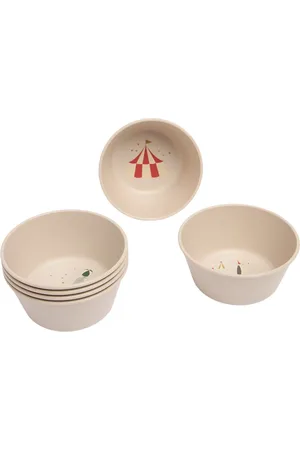 Liewood Set Of 6 Printed Silicone Bowls