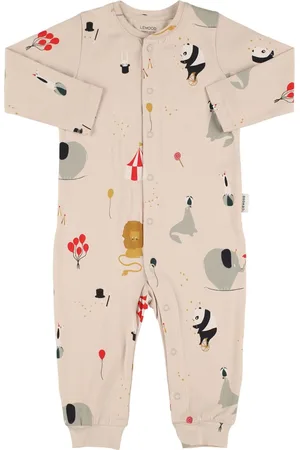 Liewood Circus Print Cotton Blend Jersey Romper