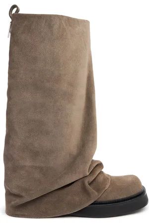 The Attico 30mm Robin Suede Combat Boots