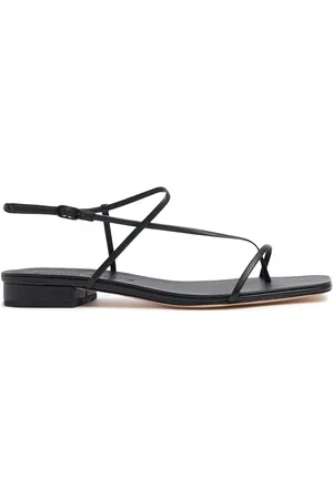 Studio Amelia 10mm Cross Front Leather Flats