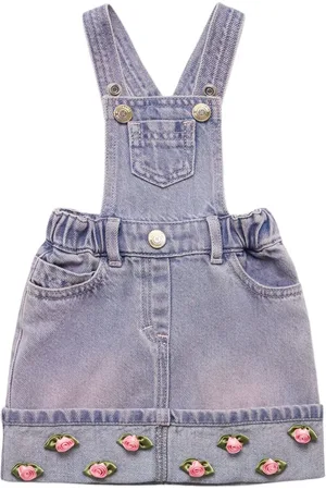 MONNALISA Denim Overall Dress