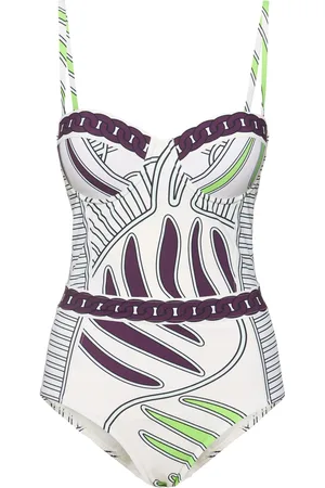 Tory Burch Printed One Piece Swimsuit