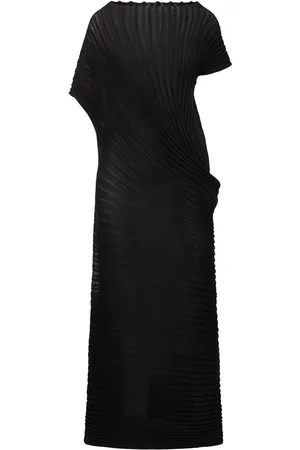 Issey Miyake Pleated Long Dress
