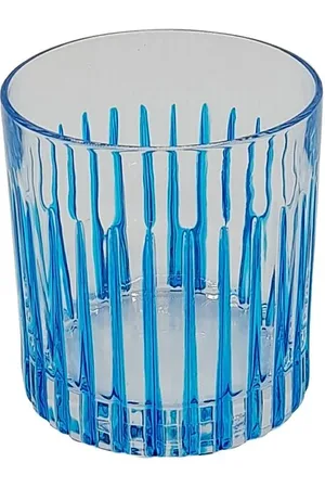Les-Ottomans Set Of 4 Hand-painted Crystal Glasses