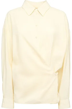 LEMAIRE Dry Silk Straight Collar Shirt