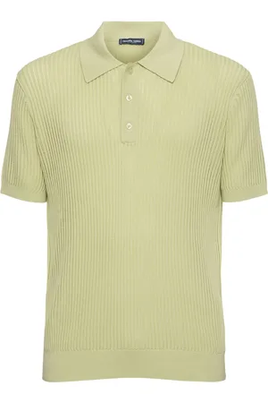 Frescobol Carioca Vidal Buttoned Cotton Blend S/s Polo