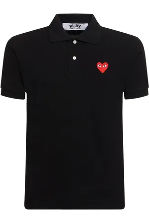 Comme des Garçons Play Logo Cotton Polo