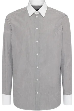 Dolce & Gabbana Striped Cotton Poplin Shirt