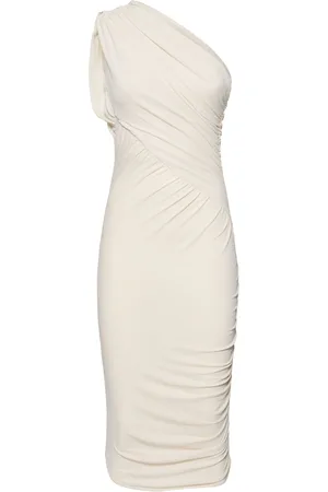 Rick Owens Amira Draped Jersey One-shoulder Dress