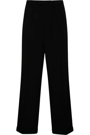 DRIES VAN NOTEN Parnes Wool Pleated Pants