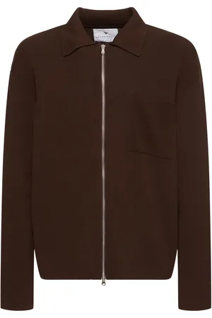 Seven Gauge Zipped Crepe Overshirt