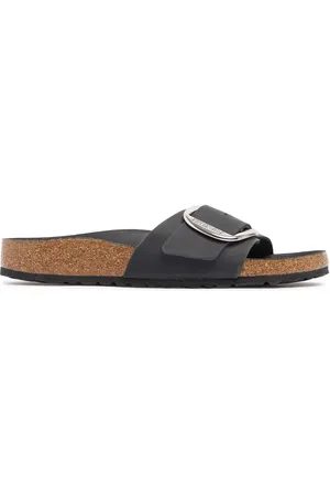 Birkenstock Madrid Big Buckle Oiled Leather Sandals