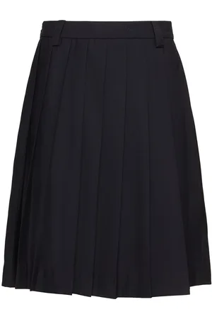 DUNST Pleated Midi Skirt