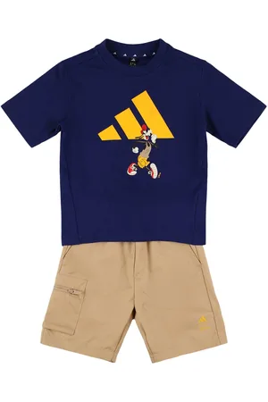 adidas Cotton Blend Jersey T-shirt & Pants