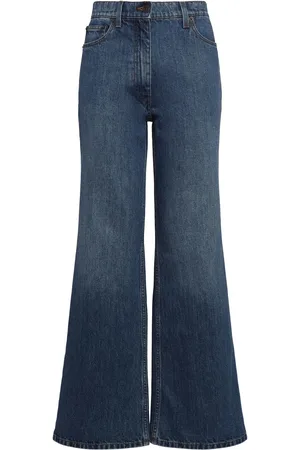 The Row Eglitta Wide Cotton Denim Jeans