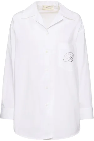 BLUMARINE Cotton Poplin Shirt
