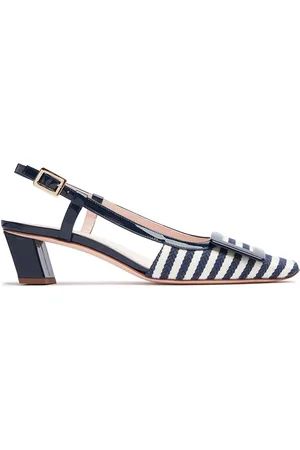 Roger Vivier 45mm Belle Vivier Leather Slingbacks