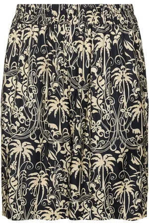 LANEUS Viscose Bermuda Shorts