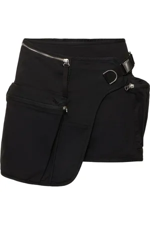 Helmut Lang Cotton Blend Mini Field Skirt
