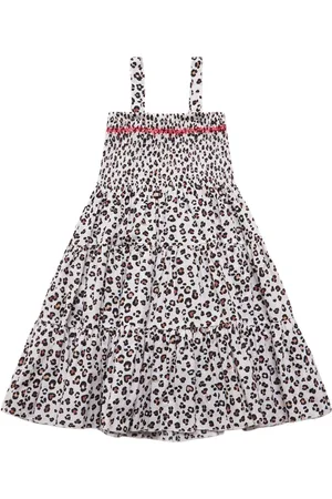 MONNALISA Printed Cotton Muslin Dress