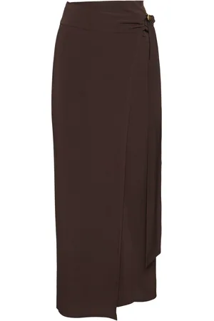 Max Mara Pevera Crepe Midi Skirt