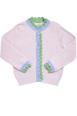 Stella McCartney Embroidered Cotton Knit Cardigan