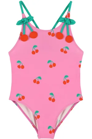 Stella McCartney Cherry Print Poly One Piece Swimsuit