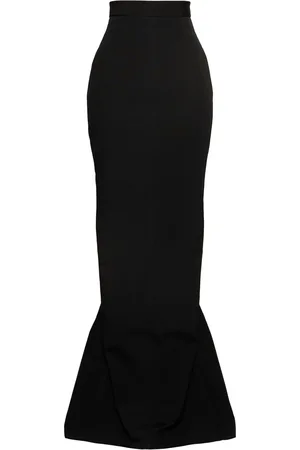 Rick Owens Lido Draped Long Skirt