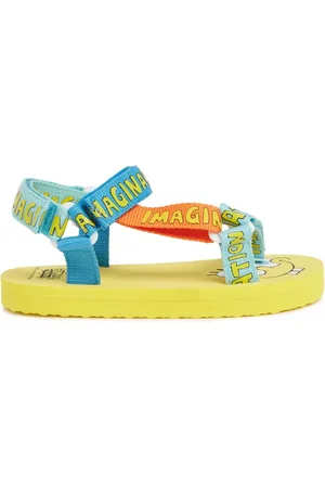 Stella McCartney Spongebob Print Rubberized Poly Sandals
