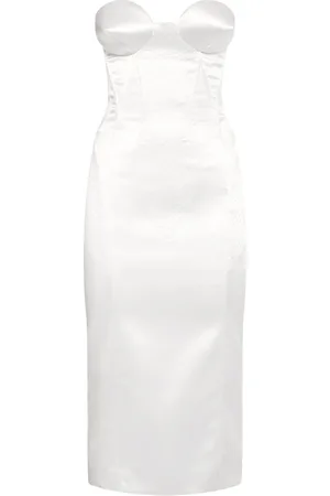 Dolce & Gabbana Stretch Satin Midi Dress