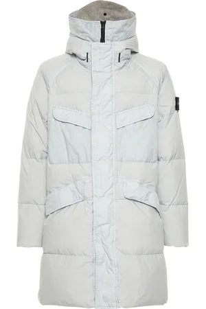 Stone Island Garment Dyed Crinkle Nylon Down Jacket
