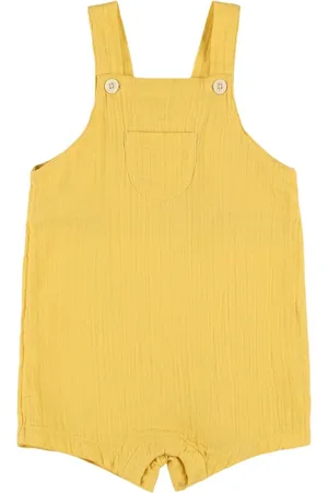 Petit Bateau Cotton Muslin Overalls