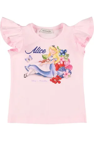 MONNALISA Alice Printed Jersey T-shirt