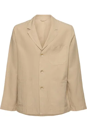 Frescobol Carioca Lima Linen Blend Three-button Blazer