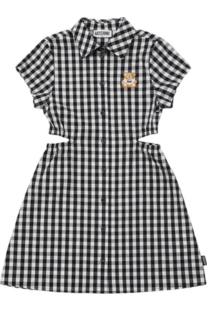 Moschino Checked Cotton Poplin Dress